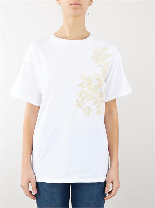 T-shirt with embroidery Ermanno by Ermanno Scervino ERMANNO BY ERMANNO SCERVINO | T-shirt | D44EL024REE3MF882